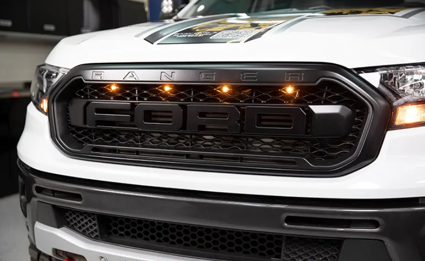 ცხაური RANGER 2015-2021 (ყვითელი განათებით, FORD ლოგოთი) XLT XL XLS